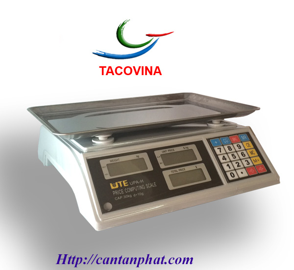 Cân điện tử 30kg UPA tính giá siêu thị