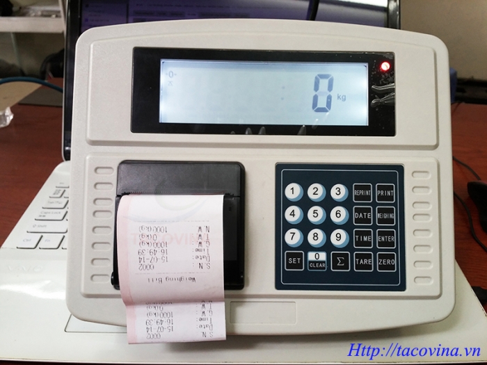 Đầu hiển thị cân XK 3118 T6P in phiếu Keli